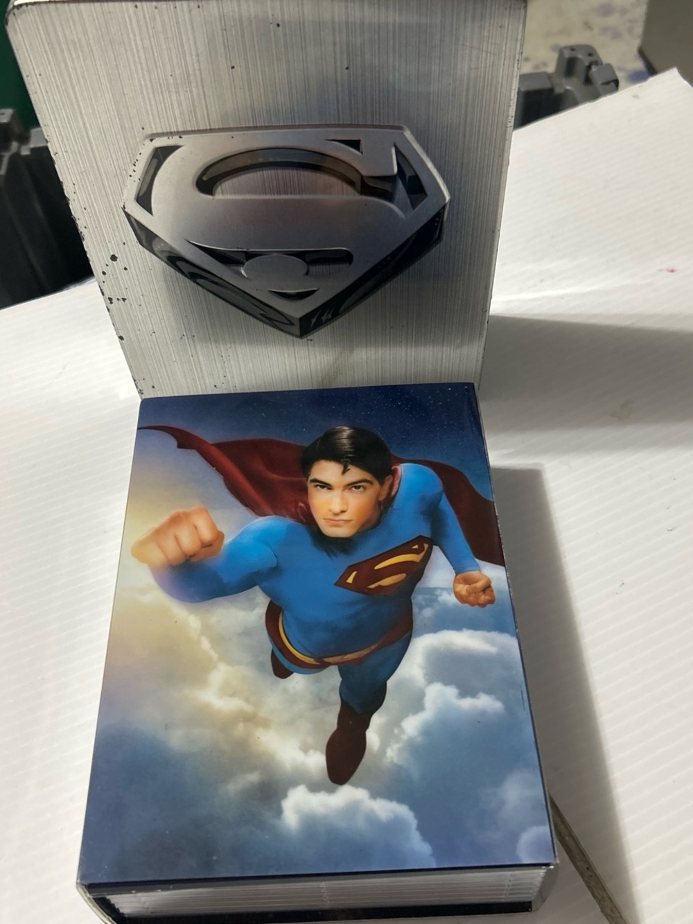 DC Comics Superman Flying Artwork DVD/Blu-ray Case - Blue, Red